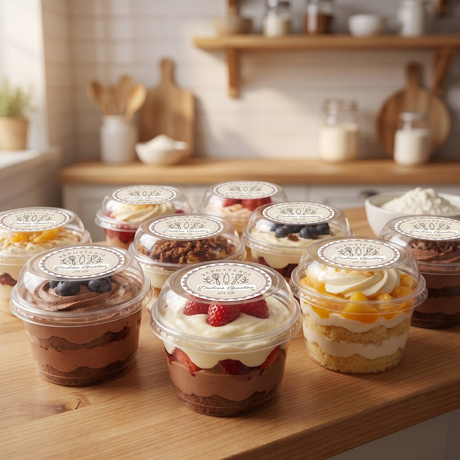 Etiqueta impresa para alimentos y bebidas — Rollos & Etiquetas